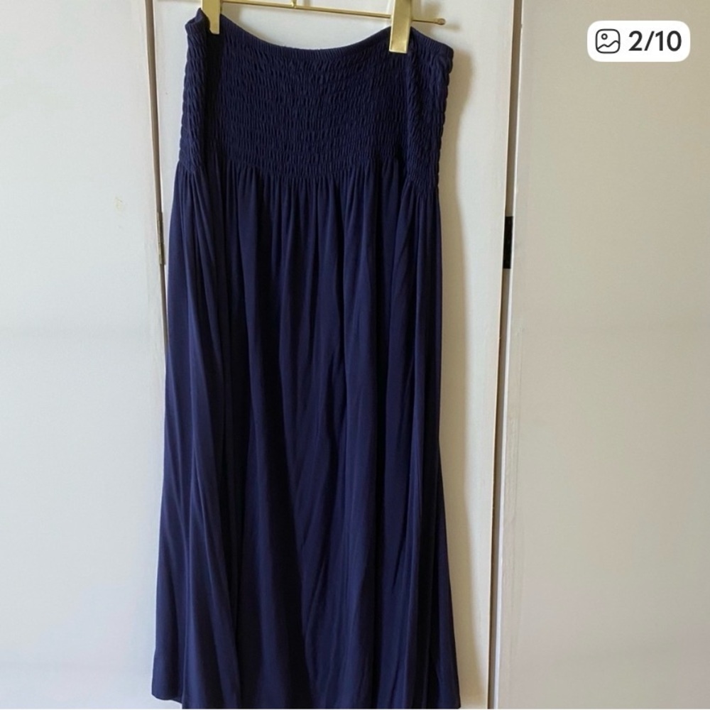 Lord & Taylor Deep Blue High Waist Skirt 💙